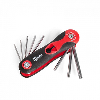 Набор раскладных ключей TORX в рукоятке НТК-Т-08